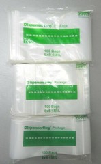 300 4 MIL Reloc Bags Assortment 100 each 4×8 6×6 6×9 Assorted Zippit 4mil Thick