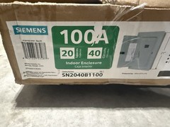 Siemens SN Series 100 Amp 20-Space 40-Circuit Indoor Main Breaker Load Center