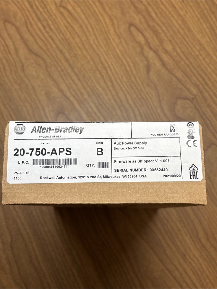 Allen-Bradley 20-750-APS Series B 1pcs 20750APS. Factory Sealed