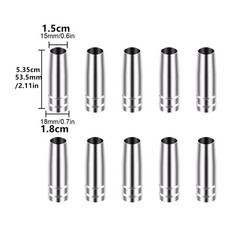 10Pcs Conical Nozzle Gas Nozzle For MB 15AK MIG MAG CO2 Welding Torch Parts