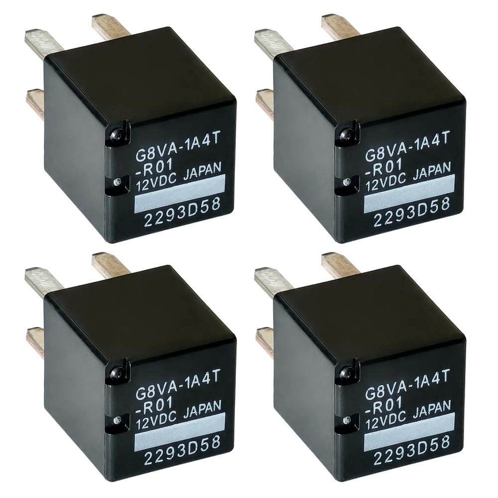 4 PCS G8VA-1A4T-R01 20A 12VDC 4Pins Automotive Relay SPST Replacement Part