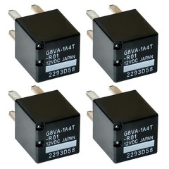 4 PCS G8VA-1A4T-R01 20A 12VDC 4Pins Automotive Relay SPST Replacement Part