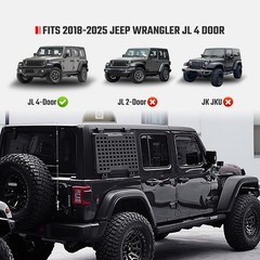 Rear Window Molle Panel Modular Storage Panel System Right Side – Passenger Side