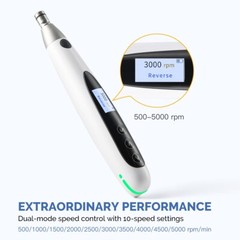 Dental Cordless Hygiene Prophy Handpiece Brushless Motor +2Pcs Prophy Angle