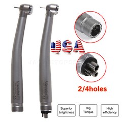 pieza de mano dental alta velocidad turbina cabeza de par 3 spray 2/4 hoyos