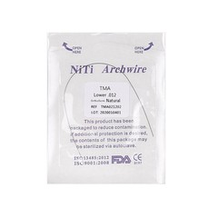10 Packs Dental Orthodontic TMA Arch Wire Round Ovoid Round Upper/Lower 012-020