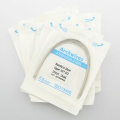 Dental Orthodontic Arch Wire Stainless Steel Ovoid/Natural/Square Rectangular