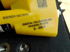 BIERER PD50 ALL PURPOSE UTILITY METER 0-50KV HIGH VOLTAGE DIGITAL PHASING METER