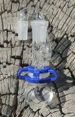 14mm Female to 14mm Male Sidecar Glass Drop Down Reclaim Removable XL Jar USA