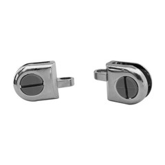 10 Pc Chrome Door Hasp Pair Glass Connector 3/16″ Tempered Glass Shelf