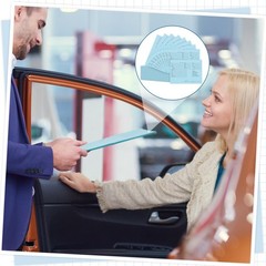 120 Pcs 9×12 Vehicle Dealer Jackets for Car Sales – 32lb Colored Paper