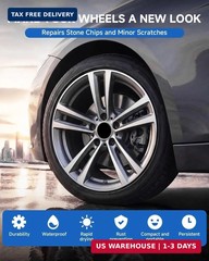 Ferric Grey/Light Grey Wheel Touch Up Paint for BMW, Rim Scratch Repair Pen, Fas