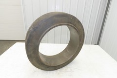 Super Solid 18x5x12-1/8 Forklift Tire Smooth Press-on Black
