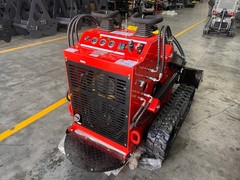 880KG Mini Skid Steer Stand-On Track Loader 23HP Gas RATO Engine 2 Pumps Compact