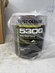 3.5 QTs Rust-Oleum High Performance 5300 Water Based Epoxy Can -Gloss Finish-BLK