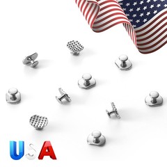 10pcs Dental Ortho ortodoncia Bondable Lingual Button monobloque Rectangular