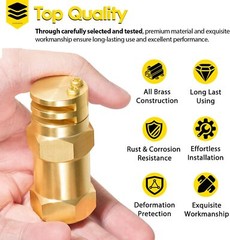 Boomless Spray Nozzle 1/2″ FPT #5 Orifices (90° & 180° Caps) 2.0 GPM for 6540-1