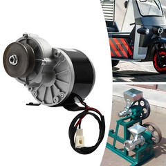 Brushed Motor Gear Reduction Electric Motor Gear Motor w/ Belt Pulley 12VDC 250W