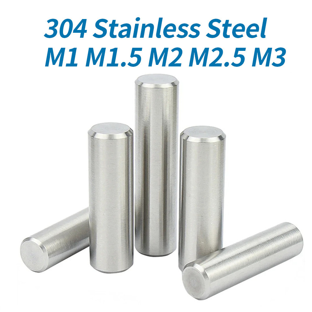 1mm 1.5mm 2mm 2.5mm 3mm Metric Steel Dowel Pins Dowels DIN7 304 Stainless Steel
