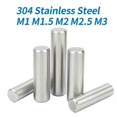 1mm 1.5mm 2mm 2.5mm 3mm Metric Steel Dowel Pins Dowels DIN7 304 Stainless Steel