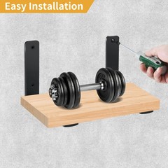 4 Pack – L 6″ x H 4″ x W1.5, 5mm Thick Black L Shelf Bracket, 6”x4”,