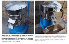 Powder Sifter Stainless Steel Soy Milk Filter Electric Vibrating Screen Machine