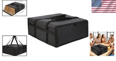 XXXL Large Insulated Pizza Delivery Bag 20×20 for Safe & Fresh Food Transport