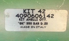 UDOR 4090606142 Kit 42 Brass Ring Kit GK 350 Bar D20 Genuine OEM Made in Italy