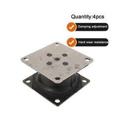 4PCS Vibratory Plate Compactor Rubber Isolator Shock Mount For Stanley Hydraulic