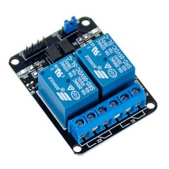 2-Channel 5V SPDT Relay Module Optocoupler Isolated 250V/10A Arduino ESP32 Pi