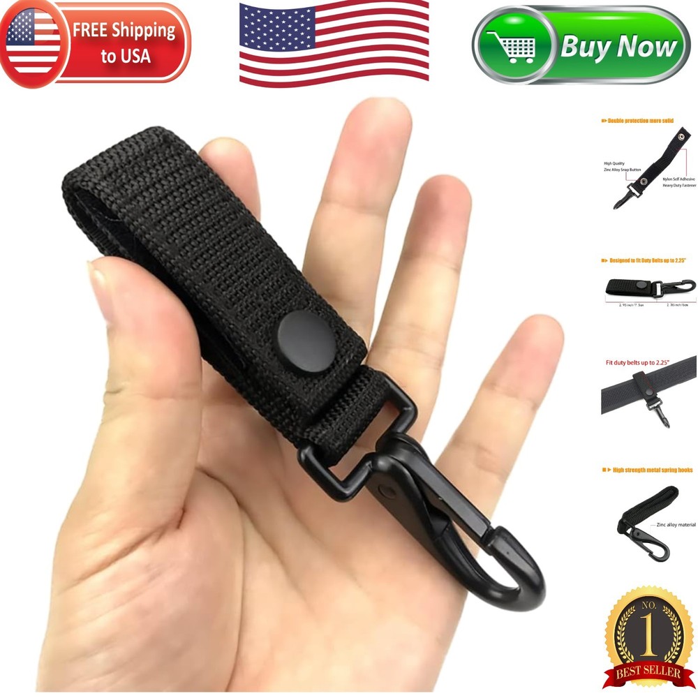 2 Pack Key Holder with MOLLE Strap for 2″ & 2.25″ Duty Belts – Secure & Reliable