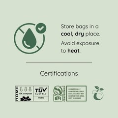 Compost Bags, Compostable Trash Bags 2.6 Gallon Compostable Bags, Small Compo…