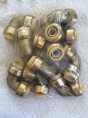 PLUMBING LOT OF 10 PIECES 1/2″ SHARKBITE STYLE PUSH FIT 90 ELBOW