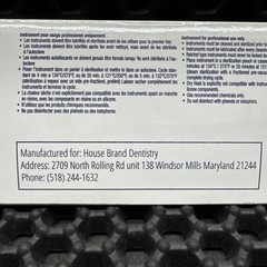 House Brand Dentistry 300137 HSB Double End #5 Dental Explorer