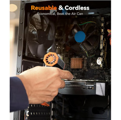 Plumero aire comprimido 110000RPM eléctrico 3 velocidades carga rápida limpieza.
