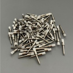 100 Pcs Dental Disposable White Nylon Polishing Flat Latch Polisher Prophy Brush