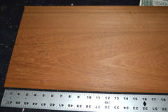 Teak Raw Wood Veneer Sheet 12.5 x 39 inches 1/42nd Blemished M35137-10