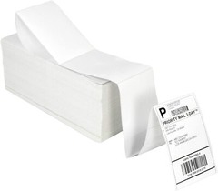 5000 Fanfold Direct Thermal Address Shipping Labels 4×6 for Zebra Rollo Printers