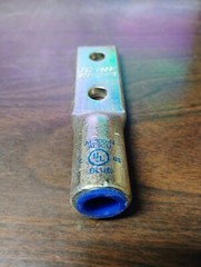 NSI AL300N COMPRESSION LUGS 1/2″ 2-HOLE 300 MCM BLUE DIE NEW BOX OF 6 EACH