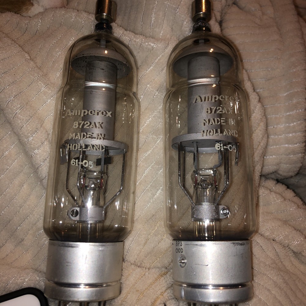 Pair Amperex 872AX Vintage Vacuum Tube
