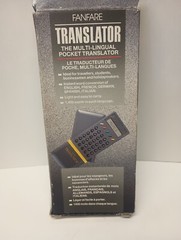 New Nos Vintage Fanfare Translator English French German Spanish Italian