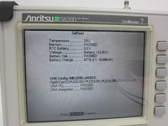 Anritsu SiteMaster S820D Cable & Antenna Analyzer,K(f), 20GHz,34RKNF50,w/Cal kit