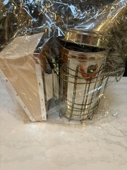 NEW Beekeeping Smoker & Horse Hair Brush Stainless Steel