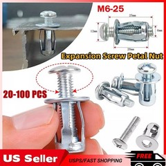 20-100* Jack Nuts For Metal M6-25 Car Rivet Nut Tool Screw Petal Nut Expansion