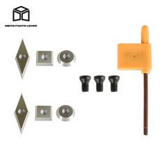 3 Pcs Set Carbide Woodturning Tool Mini Size Diamond Shape Round & Square Tool