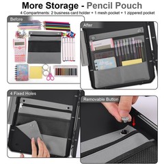 Thicker Clipboard with Storage, Internal Pen Pouch Included, A4 / Letter Size