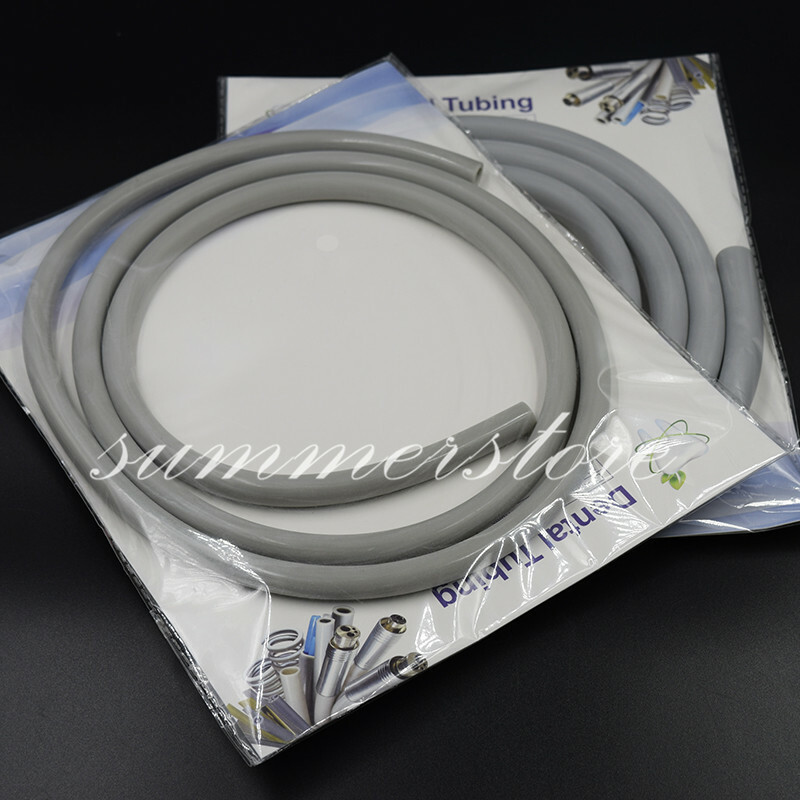 2Pcs SE+HVE Hose Tube 1.55M Dental Silicone Saliva Ejector Suction Valve Adaptor