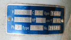 Stober C80 09-4 Motor 1Hp 3Ph 440V 1680 Rpm Variable Speed Angle Drive R46/30K4