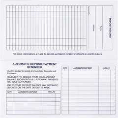 12 Pack Checkbook Register, Check Register Books For Personal & Work Use