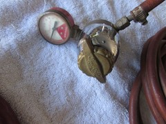 Vintage TurboTorch Acetylene Torch kit w/ Prest-O-Lite Gauge